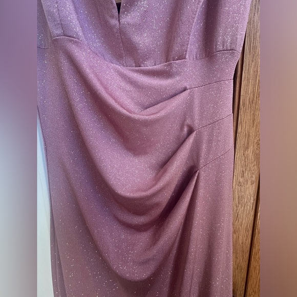 Le Chateau Size Small Pink Sparkly Gown - Picture 4 of 8